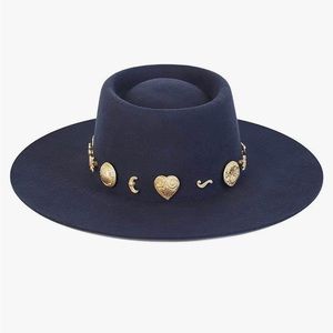 WILL BE DONATING IF NOT BOUGHT SOON - Lack of Color Boater Hat in Navy